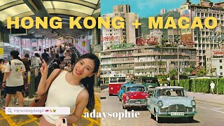 🇭🇰 4 days in Hong Kong vlog best food Macau day trip [upl. by Nidla]