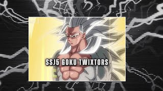 SSJ5 Goku Twixtors 4k  No Cc [upl. by Yzzik215]