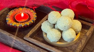 Suji Ladoo Fiji Style  Fijian Laddu Recipe with Condensed Milk Semolina Ladoo with Condensed Milk [upl. by Corrinne]