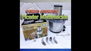 COMO ARMAR PICATODO ELECTRICO MULTIFUNCIONAL DE 3L 2 VELOCIDADES [upl. by Acsehcnarf]