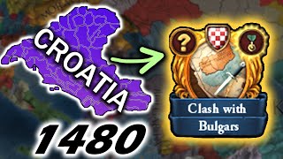 NEW Update Made CROATIA Super Fun EU4 Ante Bellum [upl. by Onairelav100]