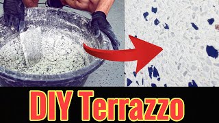 Terrazzo selber machen wie ein Profi  so geht´s [upl. by Rezzani]