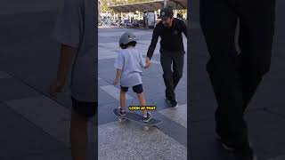 First time on a skateboard EVER skateboarding brailleskateboarding skateboard [upl. by Sparks]