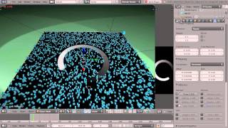 Blender Tutorial  Using Texture Maps to Influence Particles [upl. by Mullac]