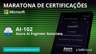 Preparatório AI102  Maratona de Certificações Microsoft [upl. by Gaul]