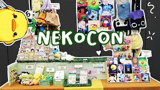 MY HIGHEST GROSSING CON YET 🐱 Nekocon 2024  artist alley vlog [upl. by Aikan924]