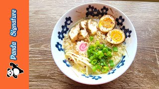 Panda Signature Ramen Noodle Soup Creamy Chicken Flavor  USA  Instant Noodle Recipe Time  EP 984 [upl. by Aihtibat]