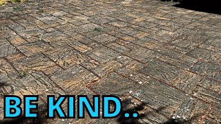 FREE CLEAN For Elderly Gent LARGE Driveway Jet Washing Transformation [upl. by Ayot848]