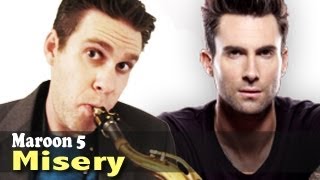 Maroon 5  Saxophone Cover  Misery  BriansThing [upl. by Eidnalem]