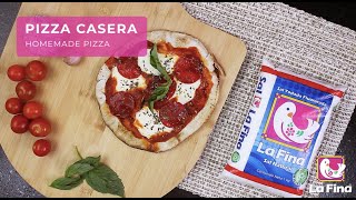 Receta de pizza casera [upl. by Notrem]