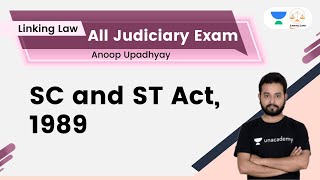 SC and ST Act  1989  All Judiciary Exams  Anoop Upadhyay  Linking Law [upl. by Naltiac]