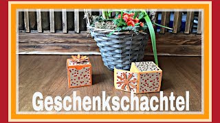 STAMPINUP VERPACKUNG GESCHENKBOX ANLEITUNG TUTORIAL GÄNSEBLÜMCHEN [upl. by Amber]