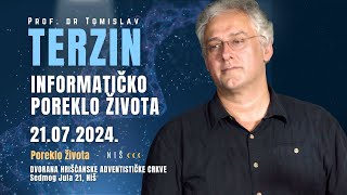 Tomislav Terzin  Informatičko poreklo života [upl. by Zeni]