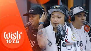 Hukbalahap of Tondo Tribe amp OG Sacred perform quotBuhay ng Gangstaquot LIVE on Wish 1075 Bus [upl. by Susejedairam]