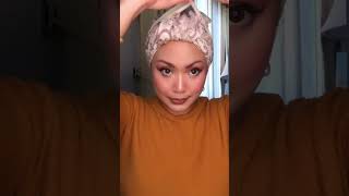 TURBAN SEGITIGA  TURBAN TUTORIAL [upl. by Nesnah]