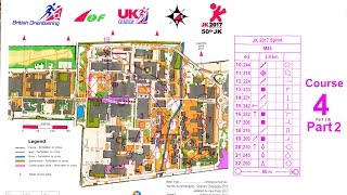 JK 2017 Sprint Orienteering Brunel University London 14 April 2017 [upl. by Aihsemaj675]