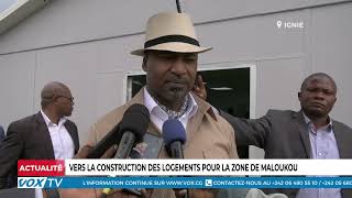 Vers la construction des logements pour la zone de Maloukou [upl. by Analram]