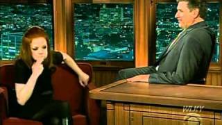 Shirley Manson  The Late Late Show with Craig Ferguson 20090212 [upl. by Ynned]