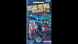 Original VHS Opening and Closing to The Hitchhikers Guide to the Galaxy Part One UK VHS Tape [upl. by Hilleary]