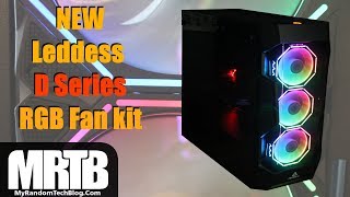 NEW Leddess D series RGB 120mm fan review [upl. by Amitaf895]