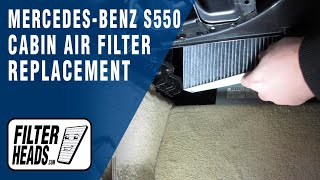 How to Replace Cabin Air Filter 2010 MercedesBenz S550 [upl. by Bobker212]