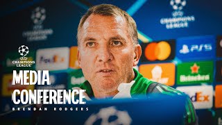 Full Champions League Media Conference  Celtic Manager Brendan Rodgers ahead of CelticSlovan [upl. by Halette]