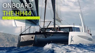 Sailing the HH44 catamaran  the freshest new fast cruising multihull [upl. by Eilhsa]