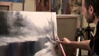 FREE Full video quotsnowquot painter Igor Sakharov [upl. by Khano]