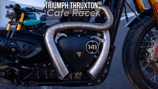 Triumph THRUXTON Custom “Cafe Racer” by Tamarit Motorcycles [upl. by Kosiur]