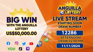 Emisión en directo de Madroka Anguilla Lottery LTD 12286 [upl. by Tacy483]