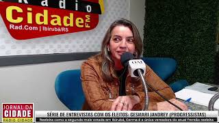 Série de Entrevistas com os eleitos Gesmari Jandrey Progressistas [upl. by Fidelas786]