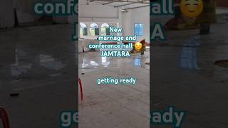 Marriage and conference hall work in progress jamtara kiran marriagehall [upl. by Orren246]