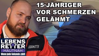 Bewegungsunfähig 15Jähriger erträgt Schmerzen still um Mutter zu schützen  Lebensretter hautnah [upl. by Reamy513]