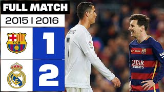 FC Barcelona vs Real Madrid 12 20152016 PARTIDO COMPLETO [upl. by Grady180]