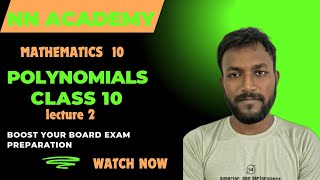 POLYNOMIALS class 10 maths lec 2 Mathematics class10 polynomial [upl. by Hgielac]