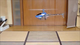 ラジコンへリ CopterX CX250 ジャイロラダーサーボ変更 室内ホバリング [upl. by Hcab]