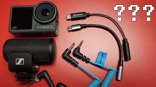 USBC to 35mm Mic Adapters  DJI Osmo Action 3 amp Action 4 Owners watch THIS for better audio [upl. by Anitteb231]