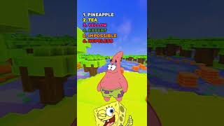 Only the Strong Survive💪🔥Can You Make It to the End spongebob funquiz brainteasers shorts [upl. by Meit]