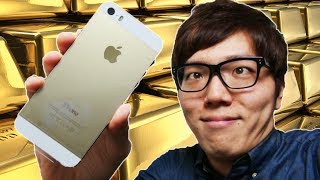 iPhone5sゴールド64GBがやってきた！ iPhone5s Gold！ [upl. by Rubel]