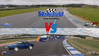 One Raceway vs Wakefield park raceway side by side [upl. by Tenneb]