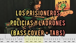 Los Prisioneros  Policías y Ladrones bass cover  tabs [upl. by Annamaria]