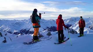 FREERIDE SKIING SILVRETTA MONTAFON [upl. by Ienttirb]