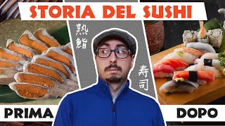 Sushi 寿司 origine e storia Da pesce fermentato a forma darte giapponese [upl. by Amahs]