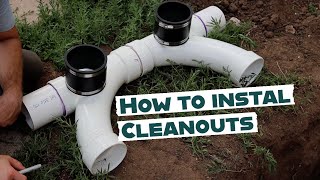 DIY Guide to Installing Sewer Cleanouts on Your House [upl. by Yrelbmik559]