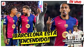 BARCELONA APLASTA 41 AL BAYERN MUNICH triplete de Raphinha acaba con la mala racha  Exclusivos [upl. by Dal359]