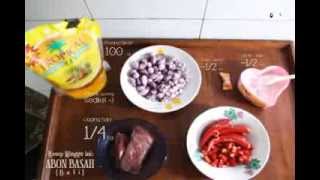 How to Cook Abon Basah Recipe  Bali Indonesian Food [upl. by Anivlem]