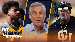 Should the Cowboys chase Deion and Shedeur Sanders Biggest shock in CFP Rankings  THE HERD [upl. by Suravaj]