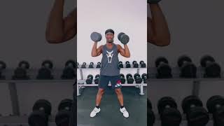 THE Best Dumbell Shoulder Workout shoulderworkout training motivation sports fitness mobility [upl. by Oiluarb]