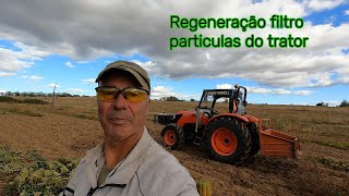 REGENERAÇÃO FILTRO PARTICULAS DO TRATOR MELÕES DO CAMPO [upl. by Trebron66]