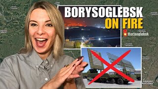 BORYSOGLEBSK AIRBASE ON FIRE amp ATACMS STRIKES NEBOM RADAR Vlog 823 War in Ukraine [upl. by Acul577]